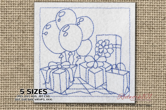 Big Gift Box with Balloons: A Festive Design Review
