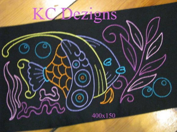 Colourline Fish 09: A Versatile Holiday Embroidery