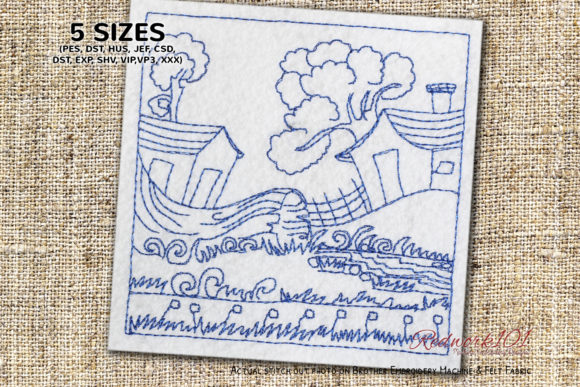 Landscape Scene of Village: A Must-Have Design