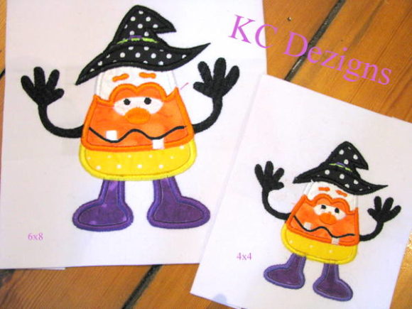 Wacky Halloween Corn 01: A Spooky Yet Charming Design