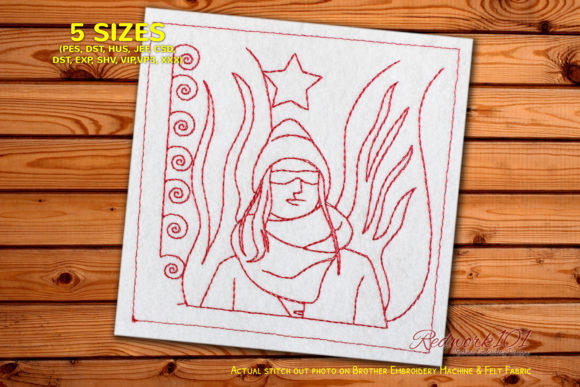 Women Wearing Glasses Redwork: A Stylish Embroidery Choice
